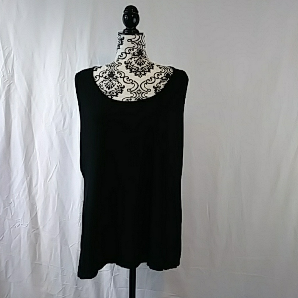 Ing Plus Size Black Top 3X